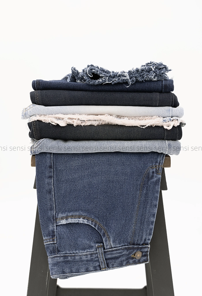 شلوار جین فول بگ کد1005167